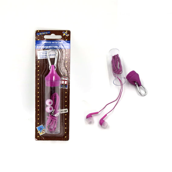7273 Phone Earphones with Microphone with Case - Image 7