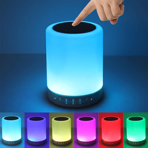 6249 Wireless Night Light LED Touch Lamp Speaker - Image 7