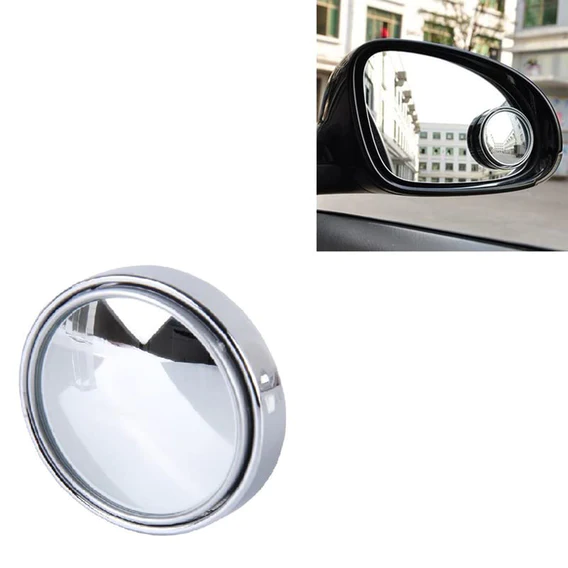 6205 360DEGREE BLIND SPOT ROUND WIDE ANGLE ADJUSTABLE CONVEX REAR VIEW MIRROR - PACK OF 2 - Image 7