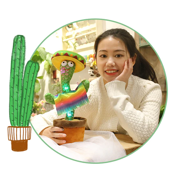 186 Dancing Cactus Talking Toy, Chargeable Toy - Image 6