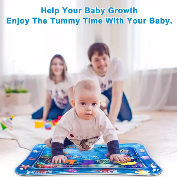 8090 Baby Water Mat Inflatable Baby Play Mat Activity Center for Infant Baby Toys 3 to 15 Months, Baby Gifts for Boys Girls(Assorted Design) - Image 7