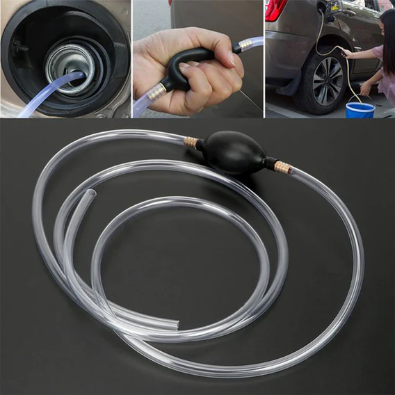 9085 Fuel Transfer Pump Kit. Flow Hand Pump Portable Manual Car Fuel Transfer Pump for Petrol Diesel Oil Liquid Water Fish Tank. - Image 3