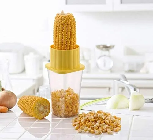 2320 Multi Use Plastic Corn Stripper Cob Remover Bowl - Image 5