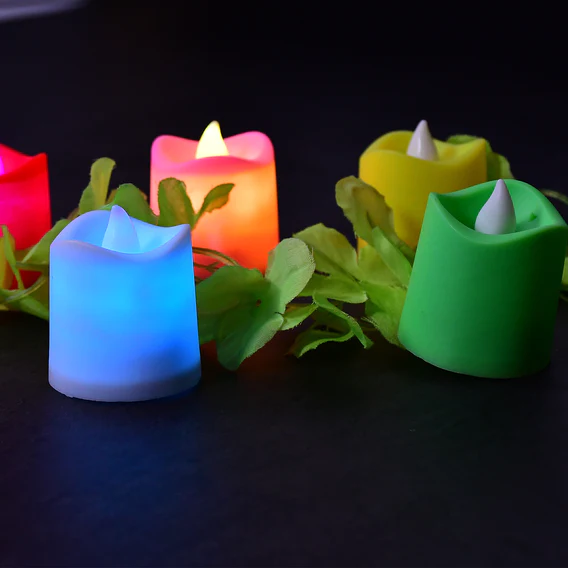 6430 1PC FESTIVAL DECORATIVE - LED TEALIGHT CANDLES | BATTERY OPERATED CANDLE IDEAL FOR PARTY. - Image 3