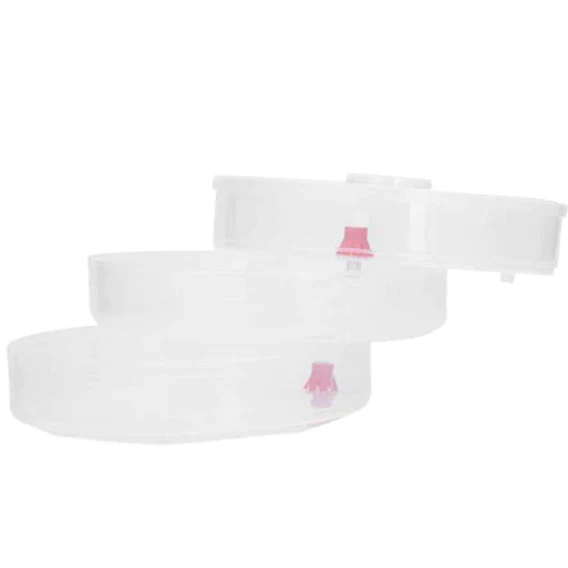 0093 Plastic 3 Compartment Sprout Maker, White - Image 4