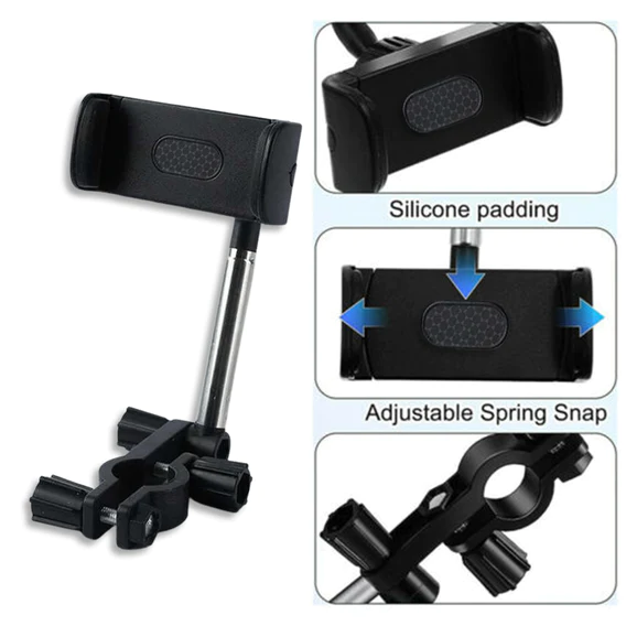 7393 2 in 1 Universal Car Mobile Holder | Car Phone Holder with Refillable Aromatic Tablet | Perfect for Dashboard Air Vent | Car Vent Mobile Holder | Car Mobile Holder for Dashboard - Image 5