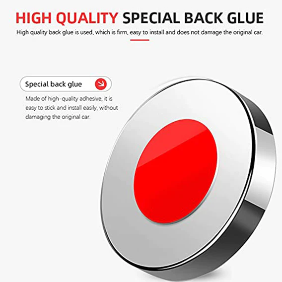6205 360DEGREE BLIND SPOT ROUND WIDE ANGLE ADJUSTABLE CONVEX REAR VIEW MIRROR - PACK OF 2 - Image 5