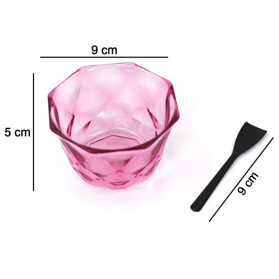 2764 6pc Diamond shape ice cream bowl set - Image 7