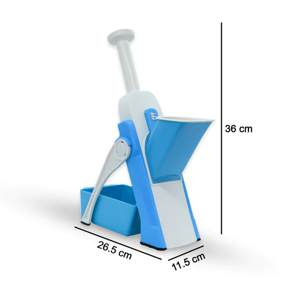 2803 Multi functional Time Saving Adjustable Hand Press Vegetables Chopper - Image 7