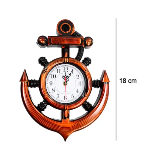 4931 Anchor Wall Clock for Home (Moq :- 24 Pcs) - Image 6
