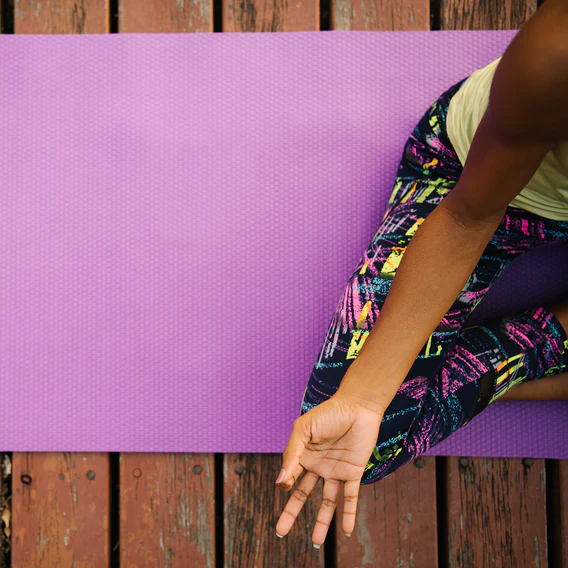 9064 185x60cm Extra Thick Anti Slip Light Weight Yoga Mat - Image 4