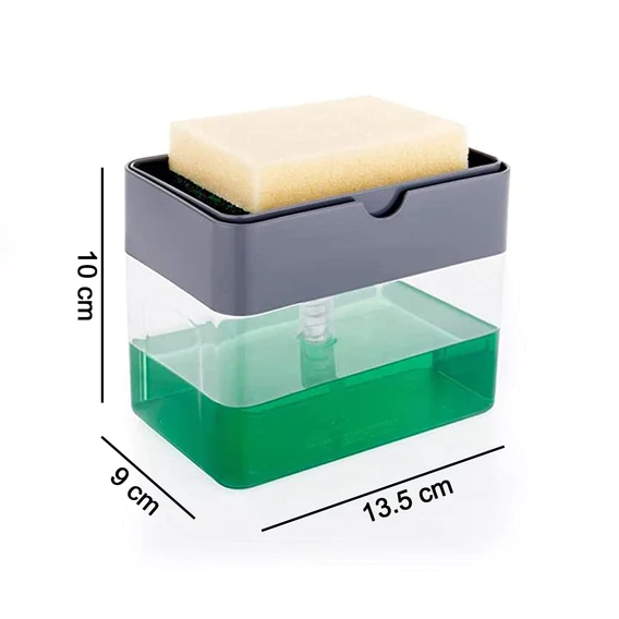 6267 2 in 1 Soap Dispenser for Dishwasher Liquid Holder , Liquid Dispenser Through Pump - Image 4