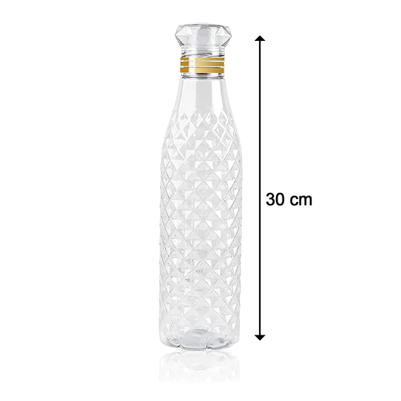 2720 Dimond Cut Water Bottle used by kids, childrenâ€™s and even adults for storing and drinking water throughout travelling to different-different places and all. - Image 9