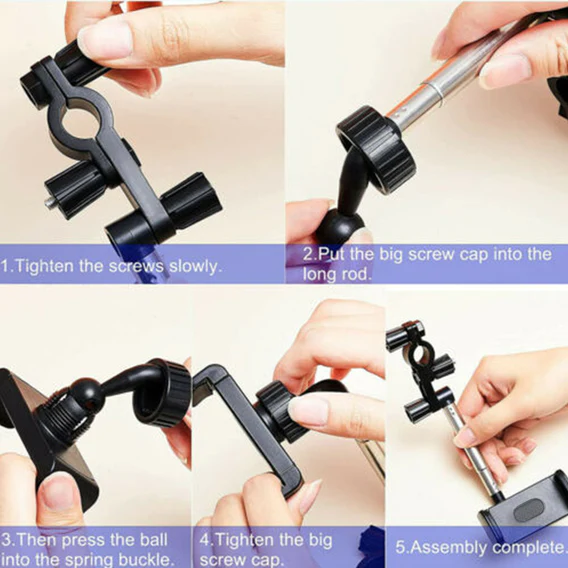 7393 2 in 1 Universal Car Mobile Holder | Car Phone Holder with Refillable Aromatic Tablet | Perfect for Dashboard Air Vent | Car Vent Mobile Holder | Car Mobile Holder for Dashboard - Image 4