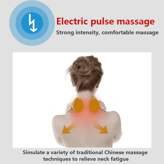 6199 Electric Neck Massager for Deep Tissue Pain Relief Cervical Vertebra Massager - Image 4