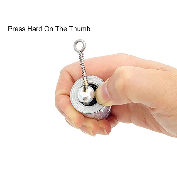 1697 Magic Toy Metal High Elasticity Steel Silver Appearing Cane Magic Toy Magic Steel - Image 2