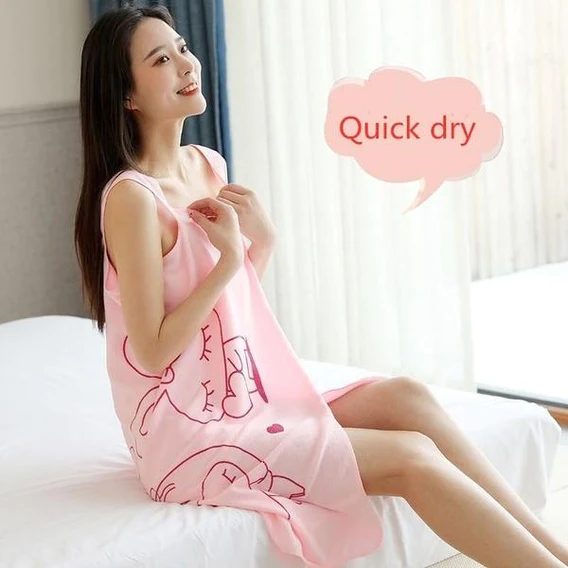 1453 Quick Dry Bath Towel 100% CottonSoft, Fluffy & Super Absorbent for Women - Image 8