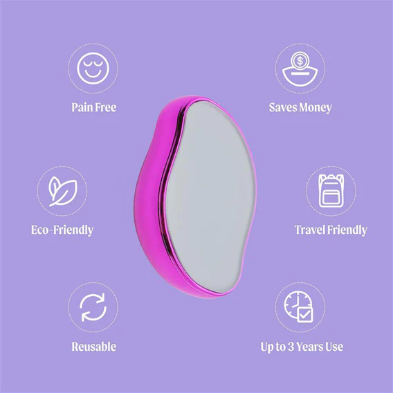 6196 Crystal Hair Eraser, Painless Crystal Hair Remover Tool for Men & Women - Fast & Easy Skin Exfoliator for Body Any Part. - Image 6