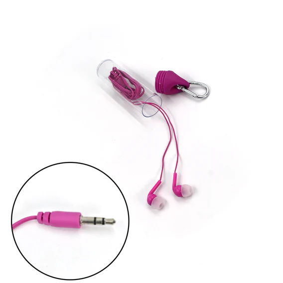 7273 Phone Earphones with Microphone with Case - Image 3