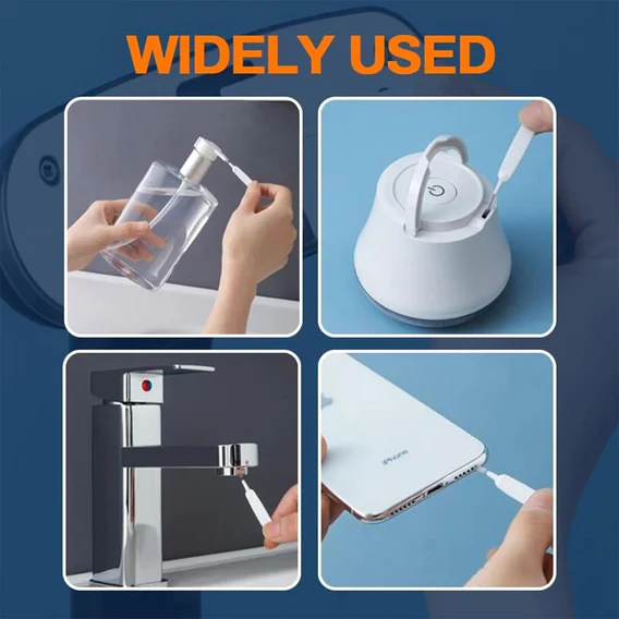 4985 10pcs Shower Nozzle Cleaning Brush, Reusable Multifunctional Shower Head Anti-Clogging Small Brush - Image 6