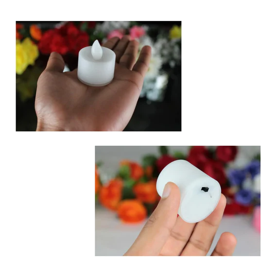 6430 1PC FESTIVAL DECORATIVE - LED TEALIGHT CANDLES | BATTERY OPERATED CANDLE IDEAL FOR PARTY. - Image 5