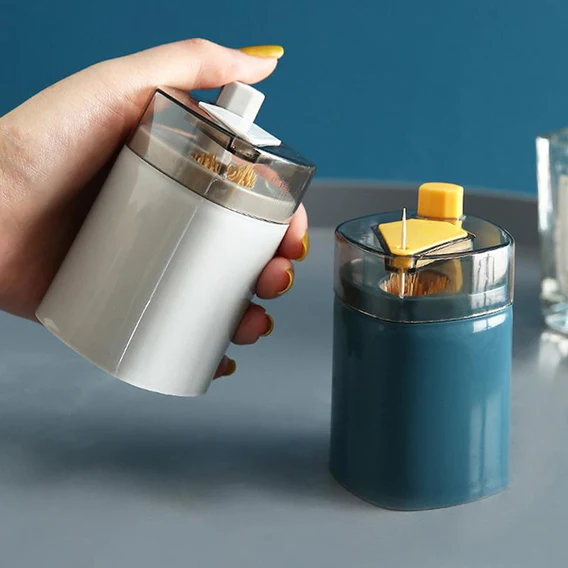 4005 Toothpick Holder Dispenser, Pop-Up Automatic Toothpick Dispenser for Kitchen Restaurant Thickening Toothpicks Container Pocket Novelty, Safe Container Toothpick Storage Box. - Image 6