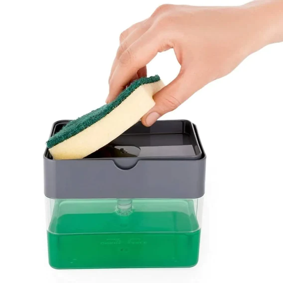 6267 2 in 1 Soap Dispenser for Dishwasher Liquid Holder , Liquid Dispenser Through Pump - Image 2