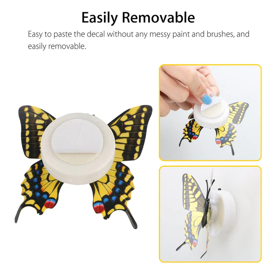 6235 The Butterfly 3D Night Lamp Comes with 3D Illusion Design Suitable for Drawing Room, Lobby. - Image 3