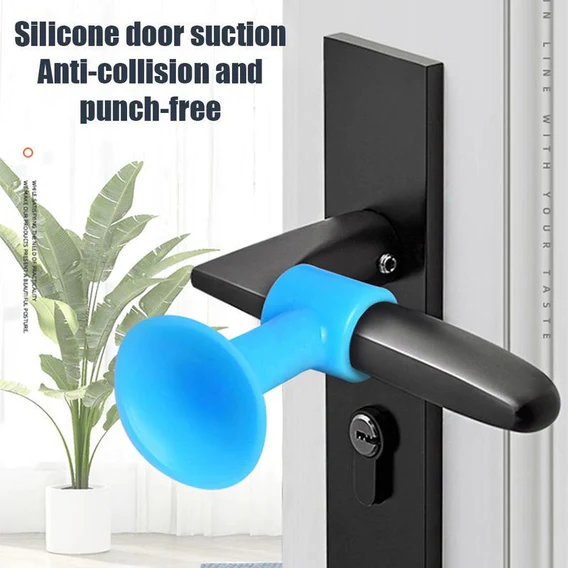 1442 Door Stopper Mini Anti-Collision Silicone Door Handle Crash Pad - Image 5