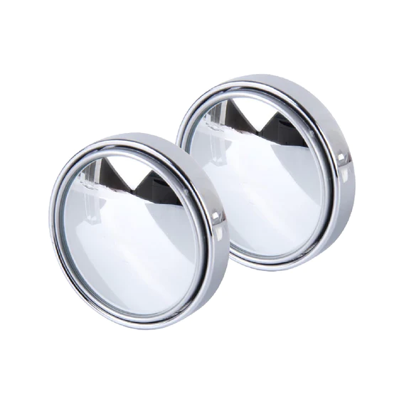 6205 360DEGREE BLIND SPOT ROUND WIDE ANGLE ADJUSTABLE CONVEX REAR VIEW MIRROR - PACK OF 2 - Image 2