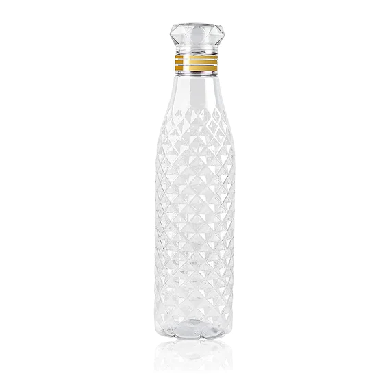 2720 Dimond Cut Water Bottle used by kids, childrenâ€™s and even adults for storing and drinking water throughout travelling to different-different places and all. - Image 6