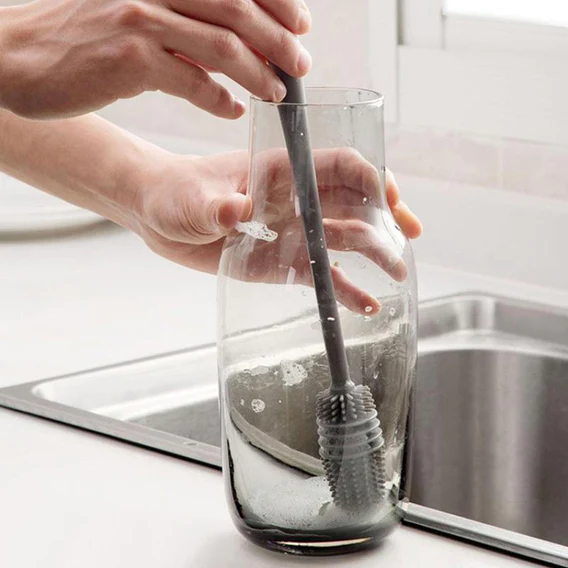 6151A Bottle Cleaning Brush usual fully types of household room for cooking food purposes for cleansing - Image 5
