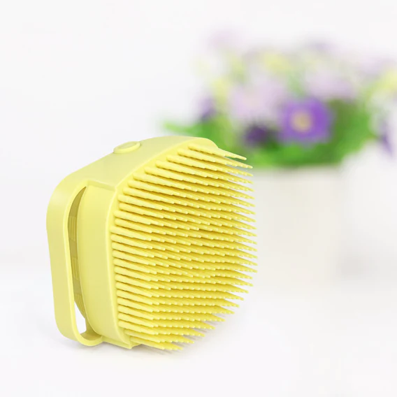 1348B SILICONE MASSAGE BATH BODY BRUSH WITH SHAMPOO DISPENSER - Image 6