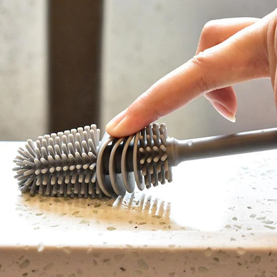 6151A Bottle Cleaning Brush usual fully types of household room for cooking food purposes for cleansing - Image 6