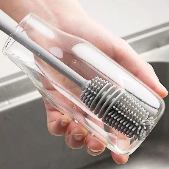 6151A Bottle Cleaning Brush usual fully types of household room for cooking food purposes for cleansing - Image 3
