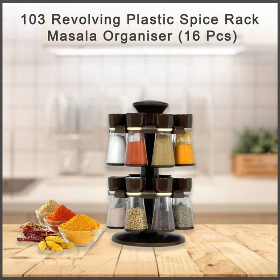 0103 Revolving Plastic Spice Rack  (16 Pcs) - Image 6