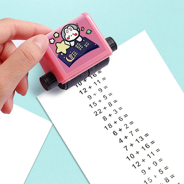 4045 Roller Digital Teaching Stamp, Addition and Subtraction Roller Stamp - Image 9