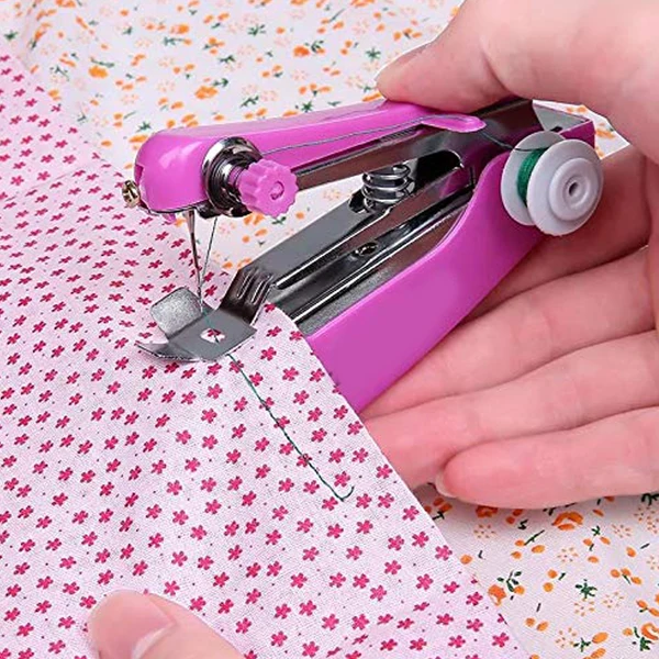 169 Handy Stitching Stapler Machine Pocket Portable Mini Sewing Cordless Hand-Operated Manual Stitch Stapler Sillai Machine for Garment, Cloth - Image 2