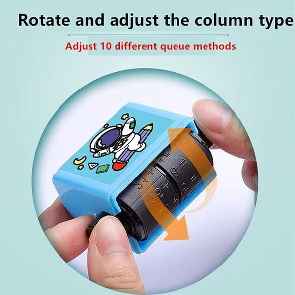 4045 Roller Digital Teaching Stamp, Addition and Subtraction Roller Stamp - Image 7