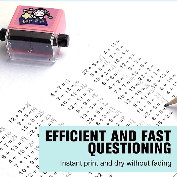 4045 Roller Digital Teaching Stamp, Addition and Subtraction Roller Stamp - Image 5