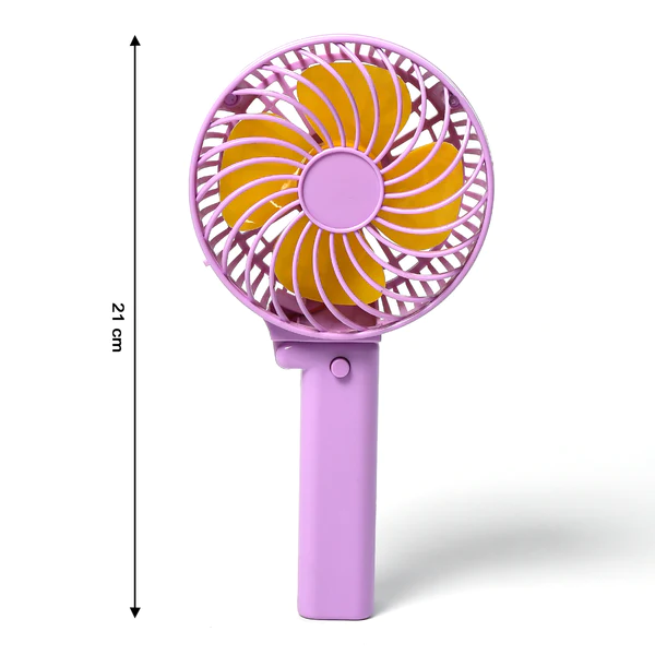 7604 Portable Mini handy Fan & Personal Table Fan | Rechargeable Battery Operated Fan Suitable for Kids, Women, Makeup Artist, Home Office - Image 8