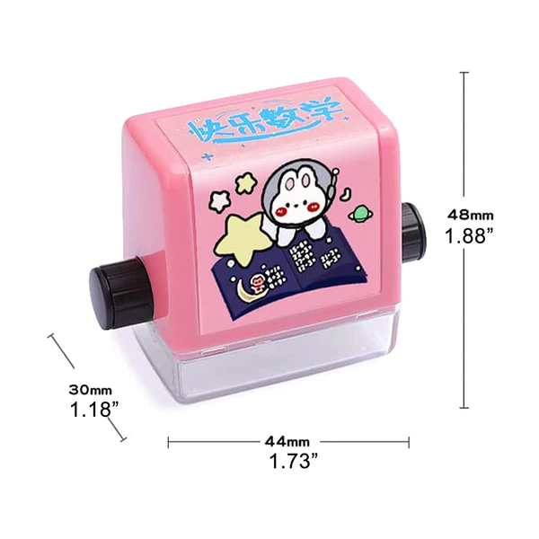 4045 Roller Digital Teaching Stamp, Addition and Subtraction Roller Stamp - Image 2