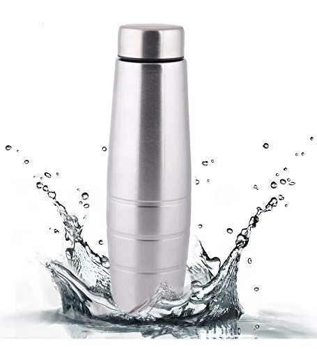 UV15 Stainless Steel  Water Bottle | Stainless Steel Fridge Water Bottle , Refrigerator Bottle ,Thunder, 1000 ML (Sliver)