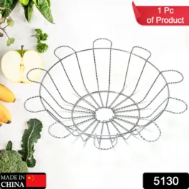 5130 Multipurpose Stainless Steel Modern Folding Fruit and Vegetable ( 1 pcs )