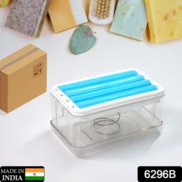 6296B 2-IN-1 PORTABLE SOAP ROLLER DISH & SOAP DISPENSER WITH ROLLER AND DRAIN HOLES, MULTIFUNCTIONAL SOAP HOLDER FOAMING SOAP BAR BOX FOR HOME, KITCHEN, BATHROOM