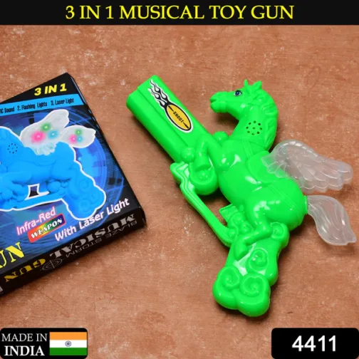 4411 MUSICAL LASER LIGHT EFFECT GUN FOR KIDS