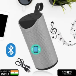 1282 PORTABLE SPEAKER / RECHARGEABLE / SPLASH PROOF WIRELESS HIGH SOUND BLUETOOTH SPEAKER