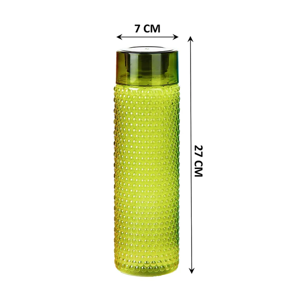 5270 Water Bottle Bubble Shape Designer Water Bottles for Fridge School College Use, Capacity 1000ml ( 3 pc ) - Image 6