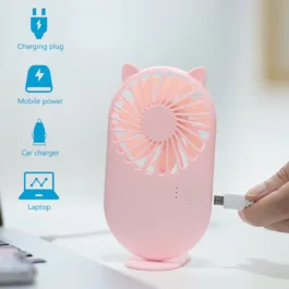 4830 HANDHELD FAN CREATIVE MINI FAN PERSONAL FAN USB FAN POCKET FAN WITH BRACKET TABLE PERSONAL FAN FOR DESKTOP MINI FAN MINI FANS PERSONAL FANS