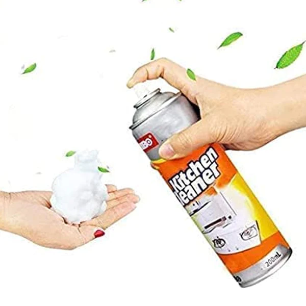 1331 Multipurpose Bubble Foam Cleaner Kitchen Cleaner Spray Oil & Grease Stain Remover Chimney Cleaner Spray Bubble Cleaner All Purpose Foam Degreaser Spray (500 Ml) - Image 3